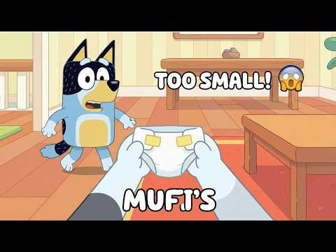 Bluey Fan Animation: The Babysitter 👶 (Muffin vs Bandit)