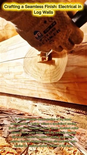 Mastering the Log Home Detail: Precision Electrical Fitting