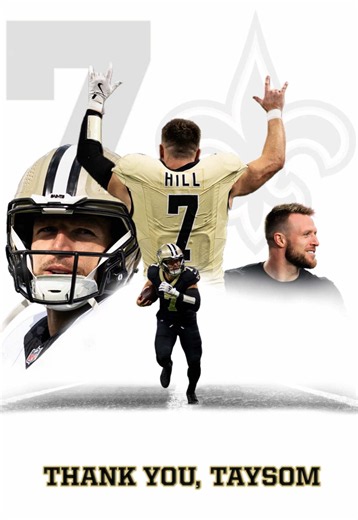 Thank you to Mr. Football, Taysom Hill. #neworleans #taysom #byu #nflhighlights #swissarmy