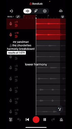Mr Sandman Harmony Breakdown Tutorial