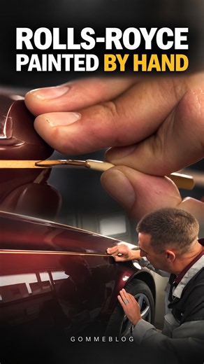 Rolls-Royce Paints This Line by Hand
