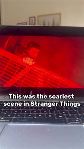 This was actually the scariest scene in the show #strangerthings ￼#steveharrington #trending #blowup