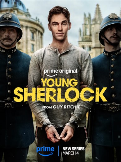 Young Sherlock - Exclusive Clip 2026 Sherlock meets Moriarty in this exclusive clip from the upcoming series, Young Sherlock. Young Sherlock stars Hero Fiennes Tiffin (After series) as Sherlock Holmes. The cast also includes Dónal Finn (The Wheel of Time), Zine Tseng (3 Body Problem), Joseph Fiennes (The Handmaid’s Tale), Natascha McElhone (Halo), Max Irons (Condor) and Colin Firth (The King’s Speech). From Guy Ritchie, witness the legendary origin story of Sherlock Holmes in this irreverent, ac