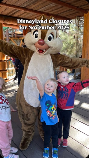 These are the Disneyland closures for November 2025 that have been announced so far. Will you be going to Disneyland next month? | That Magical Fam