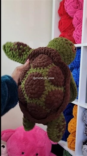 Crochet sea turtle 🐢 #crochet #amigurumi #turtle
