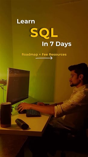 Sricharan Karingula | Developer | SQL Roadmap + Free resources.! Keywords: SQL, coding, programming, ai, ml Hashtags: #codewithai #trend #aiintech #education #fyp | Instagram