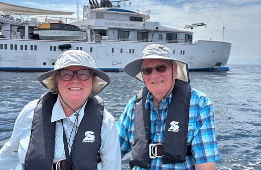 Paspaley Pearl: ship review Robyn and Murray Sinfield