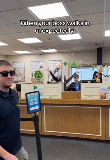 When Your Boss Walks In Unexpectedly at Work