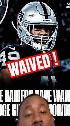 #Raiders WAIVE Charles Snowden