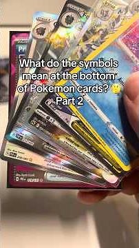 Here are what even more symbols mean at the bottom of your Pokemon cards #pokemon #tcg #symbol #card