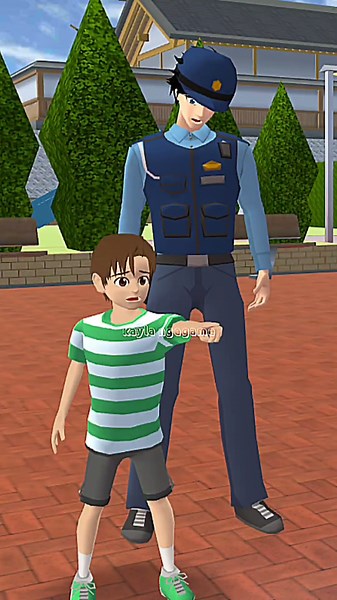 Yuta menjebak polisi taiga #sakuraschoolsimulator #gamesakura #sakura #dramasakura #sss