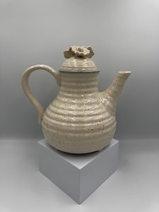 Grasslands Road, Potters Wheel, Speckled, Ceramic Teapot With Floral Lid - Etsy Canada
