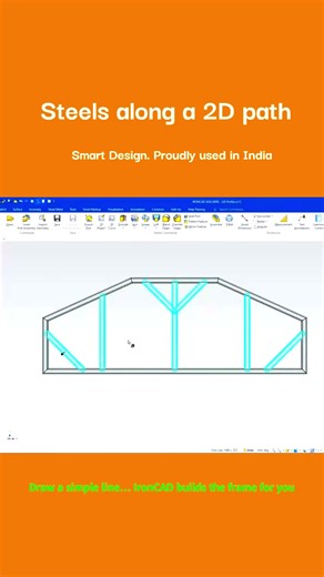 From Sketch to Structure in Seconds | IronCADMech #shorts #ironcad #3dprinting #quicktips #3ddesign