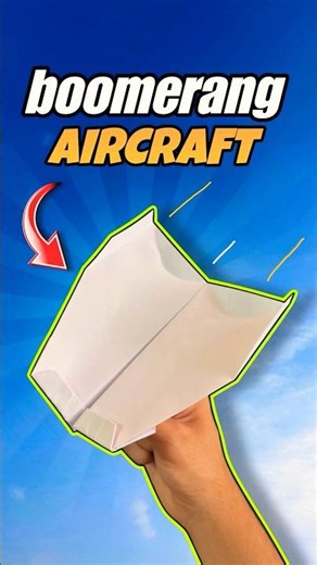 How to Make a Best Boomerang Plane they can Return 🤩