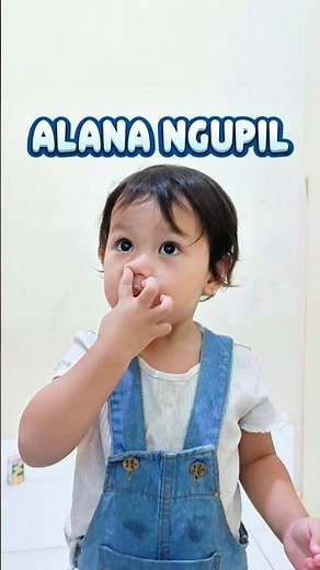 Gemes Banget! Alana Ketauan Ngupil, Abis Berantakin Kasur🤣#alanananaaa