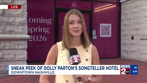 Sneak peek of Dolly Parton's Songteller Hotel