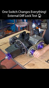 What really happens when you lock a differential? In this video I test my external differential locking system and show the real difference between OPEN and LOCKED mode. You can clearly see how power delivery changes when both wheels are forced to rotate together. This is part of my custom build experiments — always testing, always improving. Would you prefer OPEN or LOCKED for off-road? 👇 #DifferentialLock #DiffLock #LockedVsOpen #OffroadTest #CustomBuild #GarageBuilt #MechanicalEngineering #D