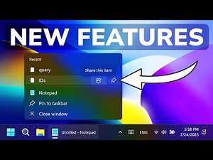 How to Enable All New Features from the Biggest Windows 11 24H2 July Update (KB5062660)