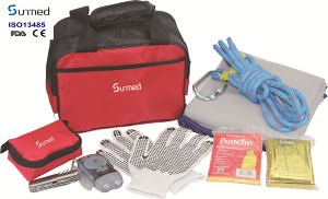 [Hot Item] CE ISO FDA Survival Kit First Aid Bag Nylon for Outdoor Earthquake