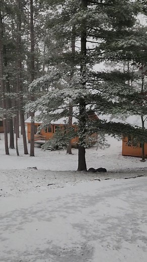 First snow of the year! | Woman Lake Lodge- Resort and General Store