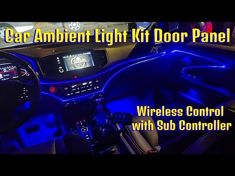How to install Interior Ambient Door Panel LED Lights