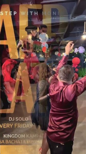 Stepwithmonica: Friday + Noor’s + good vibes = Perfect night. #socialdancing #salsakampala🇺🇬