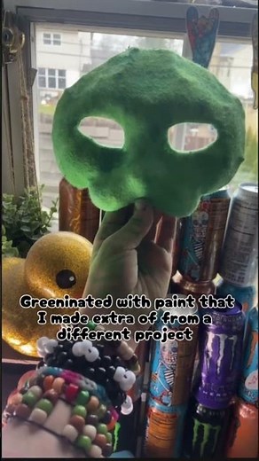 Creeper mask process #furry #creeper #minecraft #therian #otherkin #creeperkin #shorts #fyp #ftm