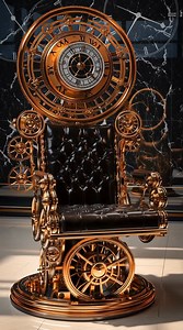 Time Machine chair ⚙️ 🕰️ | Artistic Imaginings