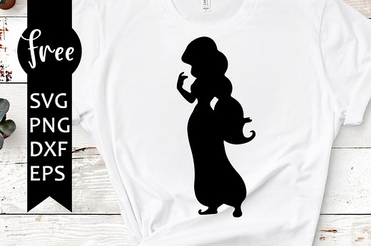 Jasmine svg free, disney princess svg, disney svg, instant download, silhouette cameo, shirt design, disney princess silhouette 0838
