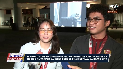 PTV NEWS MINDANAO, DECEMBER 5, 2025 | 25 short films na gawa ng ilang universities and colleges sa region xi, tampok sa Inter-School Film Festival sa Davao City | PTV Davao