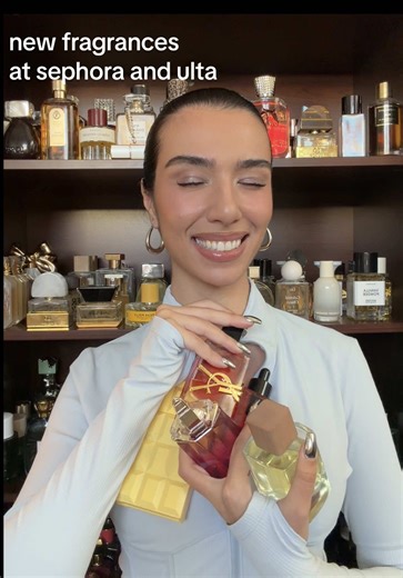 let’s talk through all of the new fragrances at sephora and ulta ♥️ @YSL Beauty libre berry crush @Sabrina Carpenter sweet tooth lemon pie @Mugler alien pulp @Clean Reserve caramel swirl @NEST New York watermelon peony perfume oil #perfumetok #perfumesatsephora #perfumesatulta #perfumereview #newperfumes