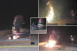 Vandals set fire to Key West’s iconic Southernmost Point landmark