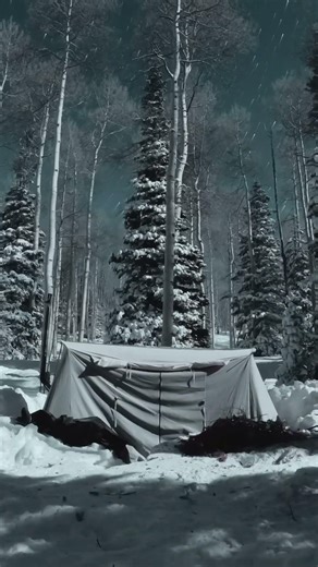 Winter camping with a Springbar Tent and a Winnerwell Stove ❄️🔥. Video dropping next week!