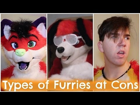 TYPES OF FURRIES AT CONS (w/ ‪@Beagleinred‬) ⁽ⁿˢᶠʷ⁾