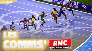 JO 2024 / Athlétisme : Les comms' RMC de la finale du 100m (finale la plus dense de l'histoire)