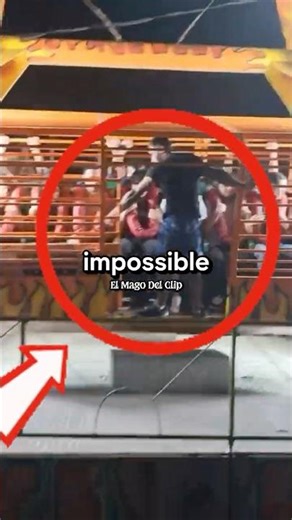 Man stands stil as extreme amusement ride passes man #shorts #viralvideos #fy