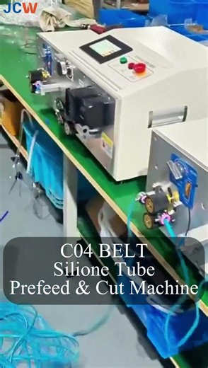 JCW-C04 BELT | Silione Tube Prefeeding & Cutting Machine