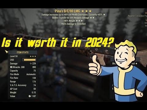 Bloodied Explosive Light Machine Gun - Is It Worth It? - Fallout 76 Weapon Guides