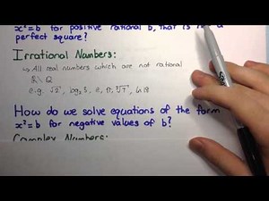 HSC Maths Ext2 - Complex Numbers - Introduction (Part 1)