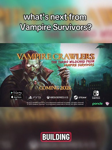 Vampire Crawlers is coming to Steam, Xbox Series X|S, PlayStation 5, Nintendo Switch, Android & iOS in 2026 🍷 #indiegame #vampiresurvivors #gamingontiktok #pcgaming