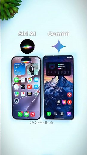 Siri AI Vs Google Gemini AI Assistant Battle
