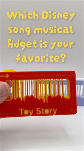 Toy Story, Aladdin, Little Mermaid musical fidget #toystory #aladdin #littlemermaid #musicalfidget