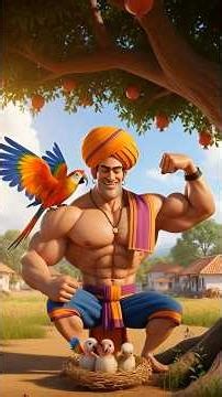 When a Bodybuilder Farmer Catches a Fruit Thief! 🍎💪😂