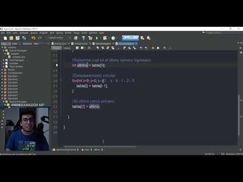 ¡PROGRAMACIÓN EN JAVA DESDE CERO! | Arreglos | Clase 62 Desplazamiento circular en un arreglo