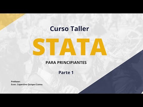 STATA para principiantes parte I