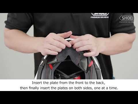 [ SHOEI Official ] How to attach and remove the chin curtain R