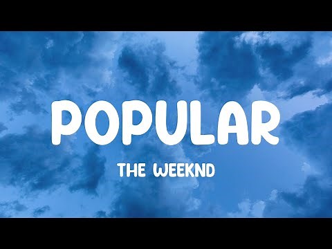 The Weeknd - Popular (Lyrics)