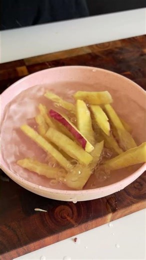 The one trick that makes perfect fries every time #recipe #shorts