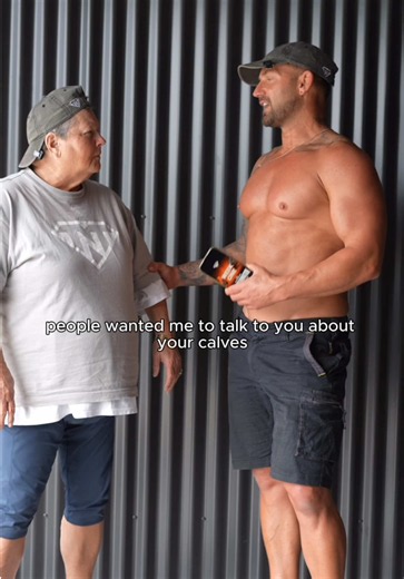 Mum’s secret to growing insane calves… Step 1: Stop worrying about it. 🤣🤣🤣 Meanwhile, I’m over here trying every calf exercise known to man… Mum couldn’t give two hoots. 😅😂