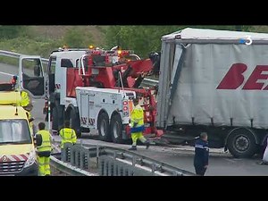 Saint-Maixent : un accident entre deux poids lourds a bloqué la circulation sur l'A10